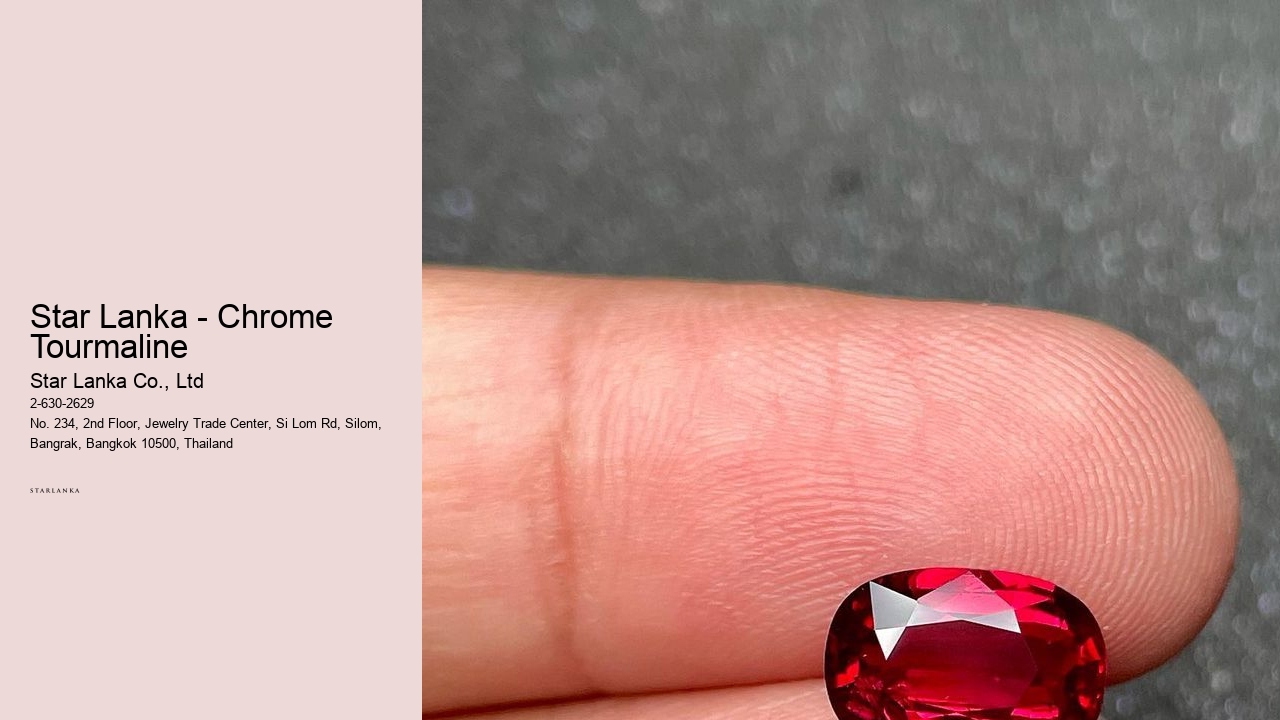 Star Lanka - Chrome Tourmaline